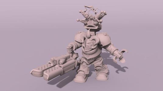 Ork Hot-Rod Marauder Tech Specialist in Powersuit (OPR)