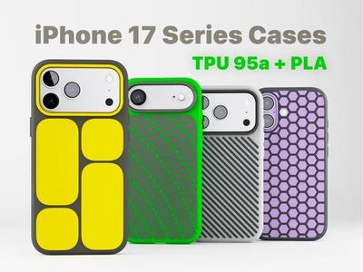 iPhone 17 Series Cases – TPU 95A + PLA | 3D Printed Protective Phone Covers