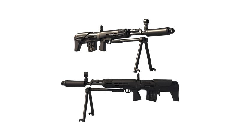 Dragunov SVU BullpUp Sniper / gun / gun stl / rifle / rifle stl / sniper rifle