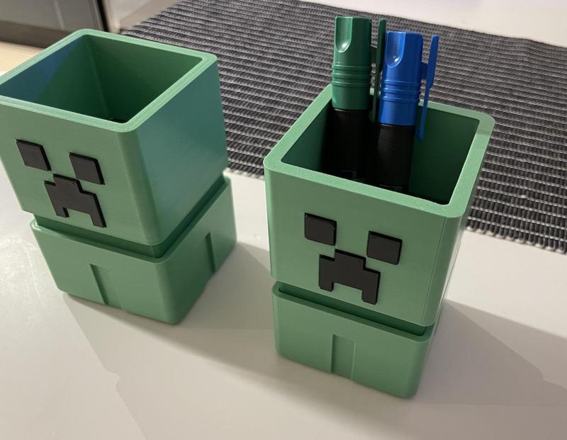 Minecraft Creeper Pen Holder