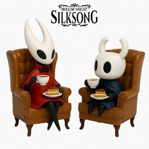 hollow Knight silksong hornet tea time.
