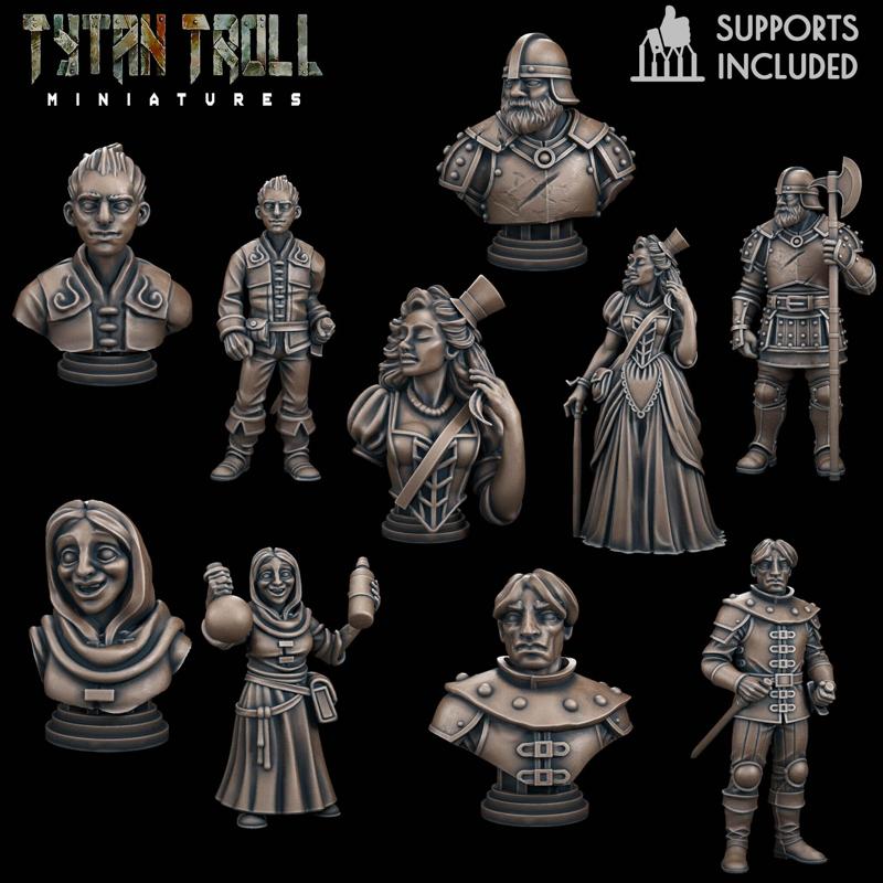 Curse of Strahd - Mini Bust Pack 19 [Pre-Supported]