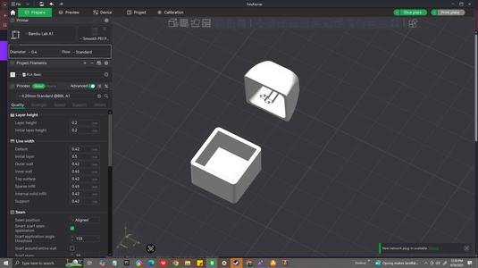 KEYCAP AND CLICKER BASE
