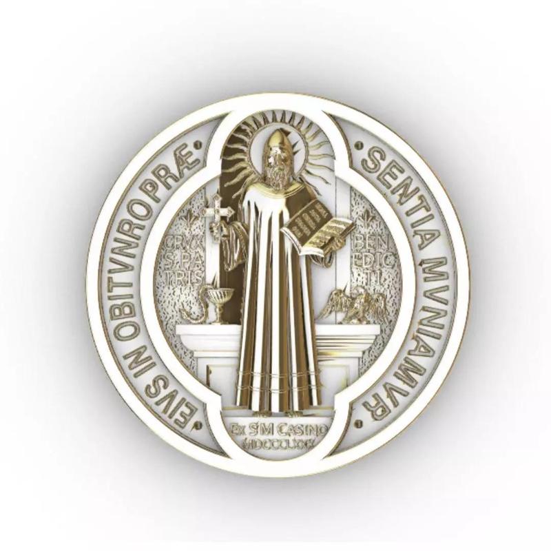 san benito medalla frontal