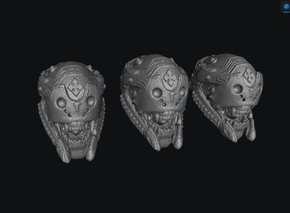 Theron Elite Head - Gears of War