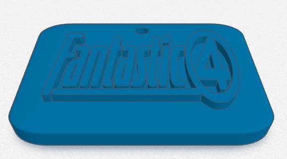 Fantastic 4 keychain