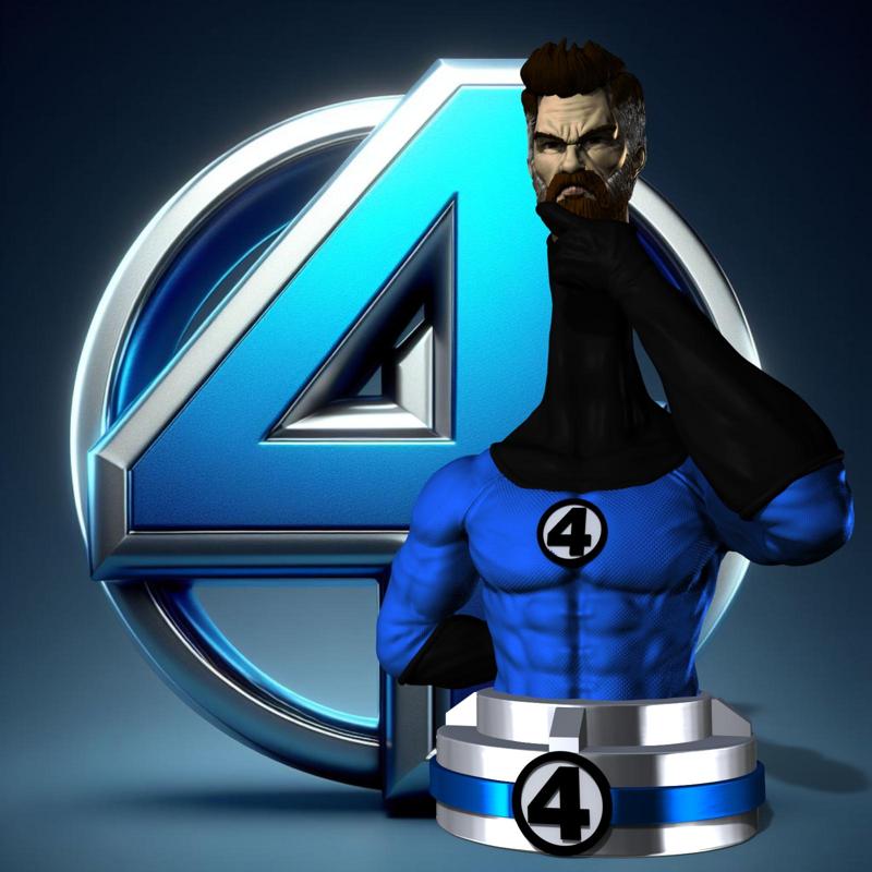 MR FANTASTIC REED RICHARDS BUST FANTASTIC FOUR