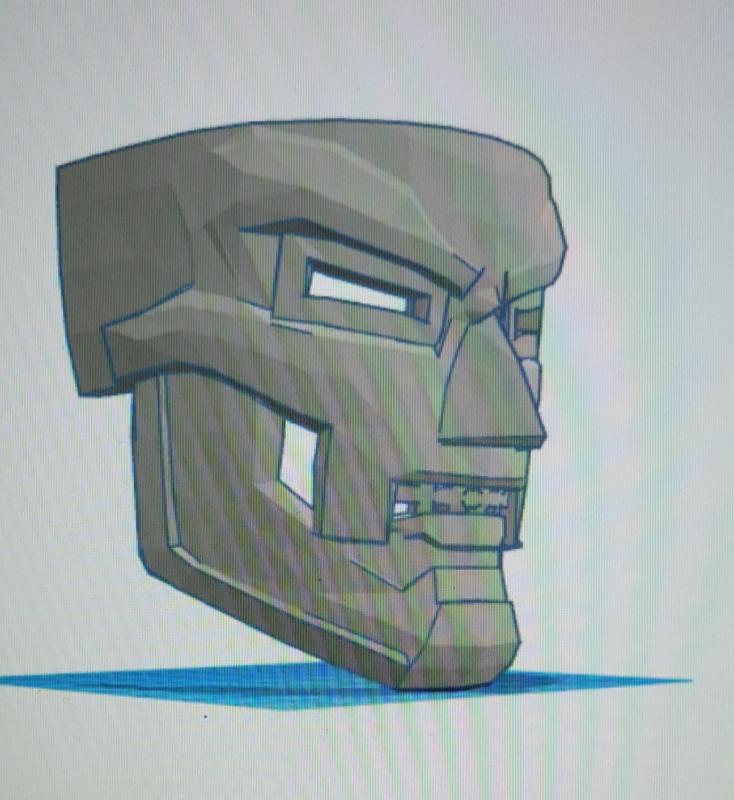 Dr. Doom Half Mask