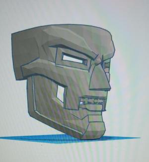 Dr. Doom Half Mask
