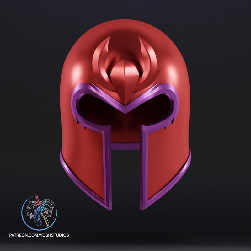 Comic Magneto Helmet 3D Print File STL