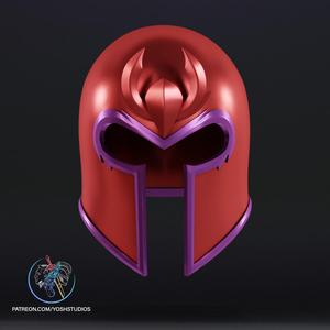 Comic Magneto Helmet 3D Print File STL