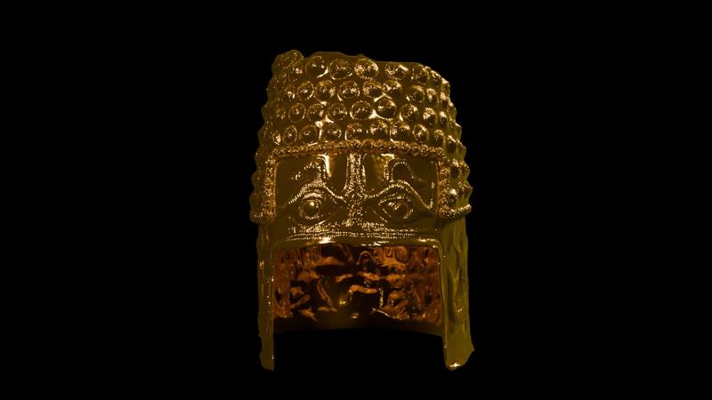 Coiful Dacic de la Cotofenesti (3D printable) - High Details