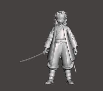 Sabito (Masked) 3D Model