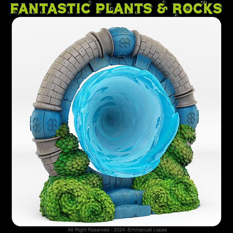 WONDERLAND PORTAL WITH ITS BLUE HOLE EFFECT