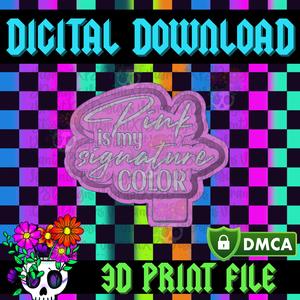 Pink Signature STL Freshie Housing