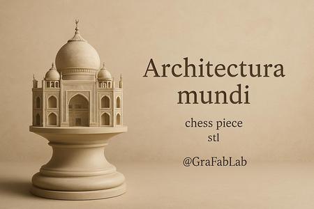 Architectura Mundi "King" - chess piece