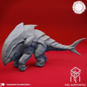 Bulette - Tabletop Miniature (Pre-Supported)