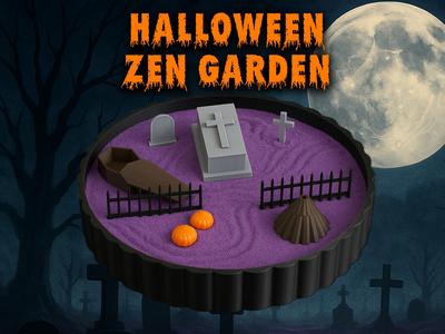 Halloween Zen Garden