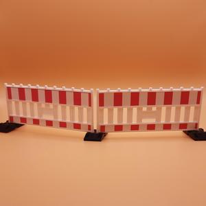 Construction site fence with base plates - Scale 1:22.5