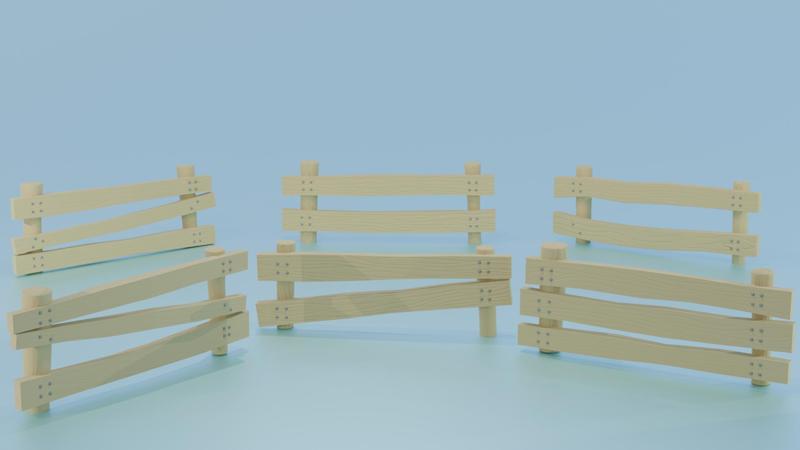 Set of fences