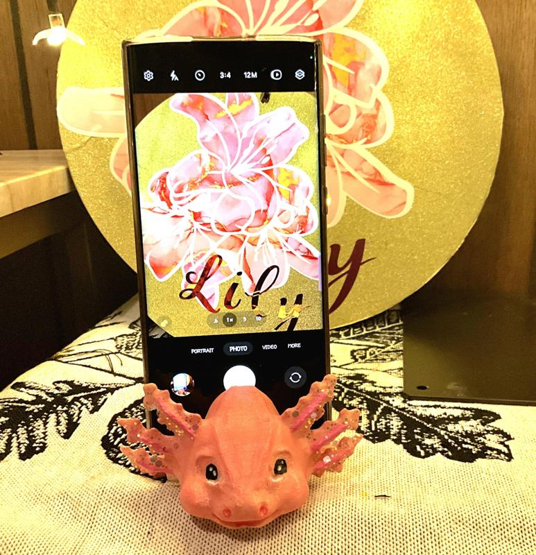 Axolotl Phone Stand