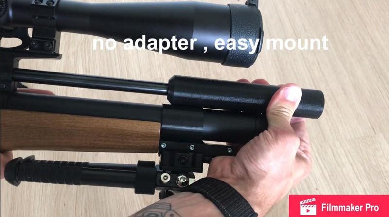 DIRECT SILENCER SUPPRESSOR SILENCER DIRECT FOR SPA P15  ( DIANA SKYHAWK , FOX P15 , SMK)