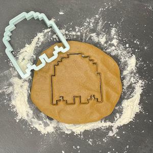 Pacman Pixel Ghost Cookie Cutter