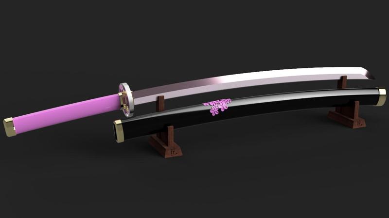 Demon Slayer Kimetsu no Yaiba - Kanao Tsuyuri Katana - Scabbard