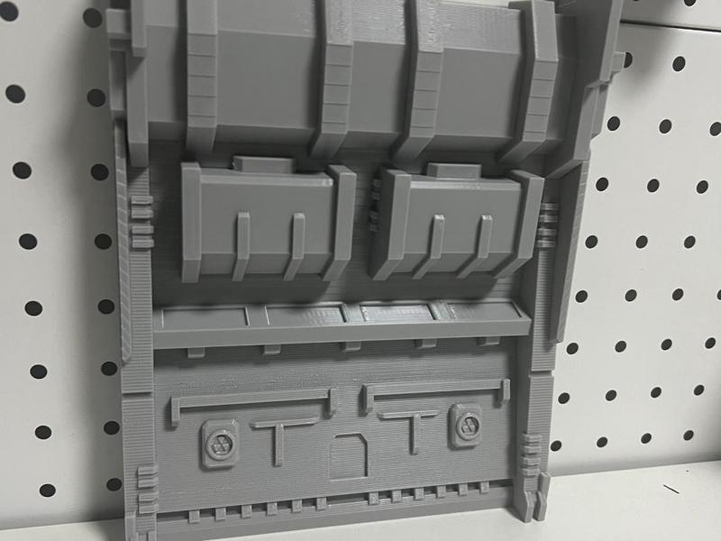 Wall-Mounted Hangar/Mecha Background Panel (Super Space-Saving for Model Cabinets)