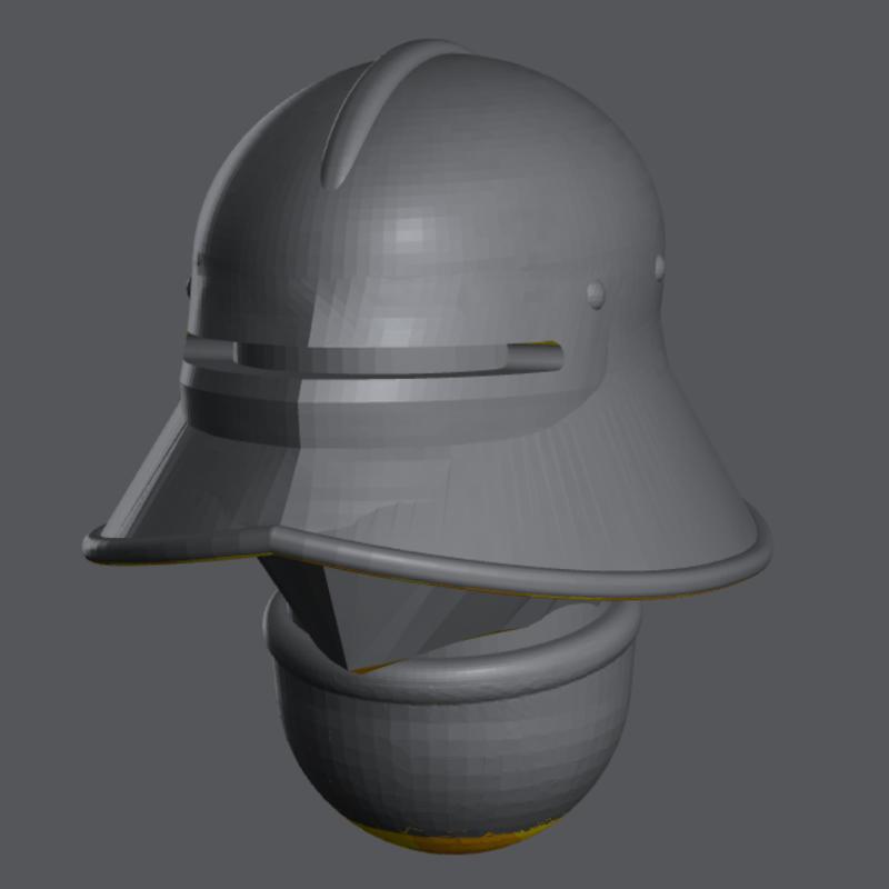 Trench Crusade: German sallet for Shocktroopers