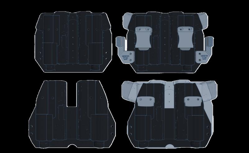 Canik Mete MC9 TLR-7 Sub Vacuum Molds + Trim Jigs + IWB Blocking Set + IWB Belt Clips + Claws + Real-Size Scan Gun