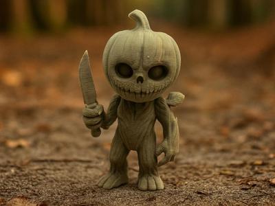 Knife Greeting from the Pumpkin Guardian