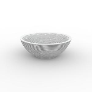 Ripple Effect Bowl 3D Print Model