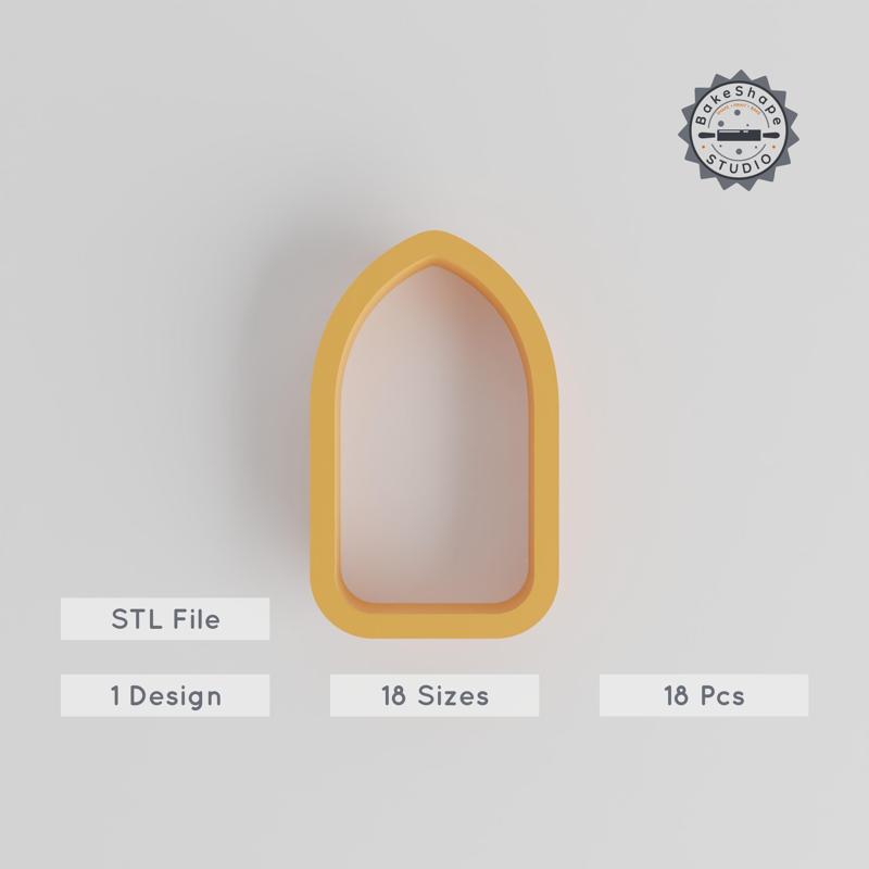 Lifeguard Board Shape Cutter, 18-Piece Set, Cookie & Fondant Cutter Collection, Multiple Sizes, Water Rescue, Beach Safety Tool