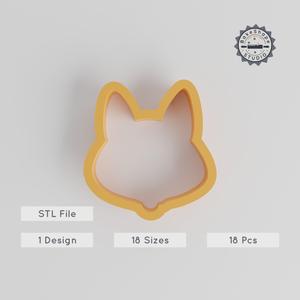 Fox Cookie Cutter Set, 18 Piece, Animal & Wildlife Shapes, Perfect for Fondant & Clay, Sizes 0.75"-5.00"
