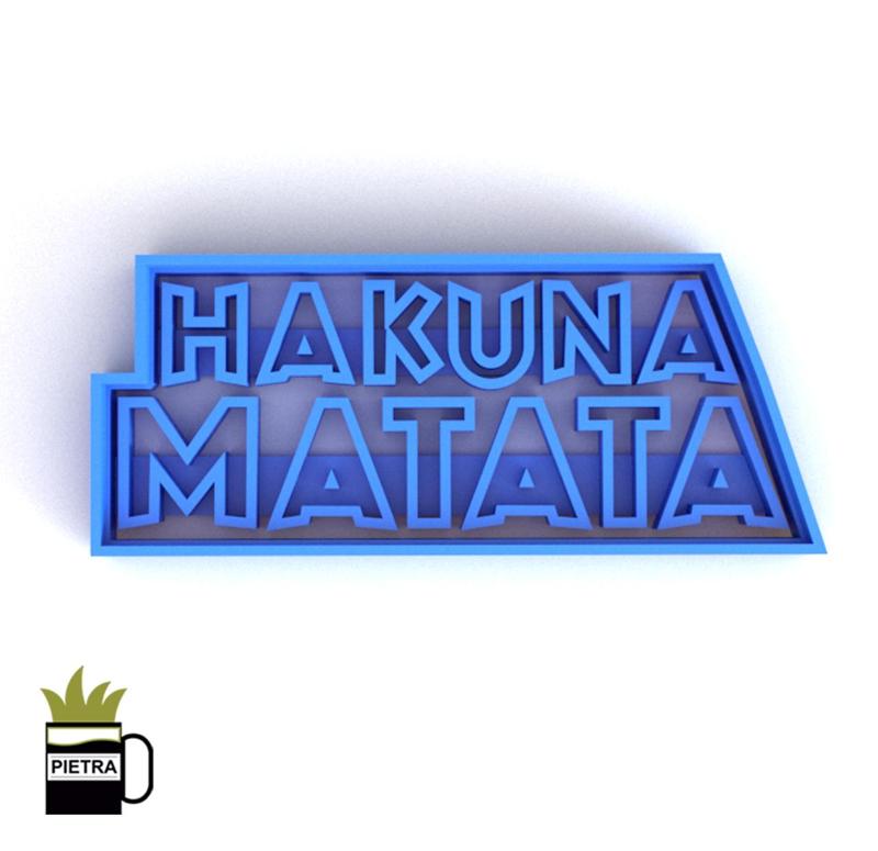 HAKUNA MATATA FONDANT COOKIE CUTTER
