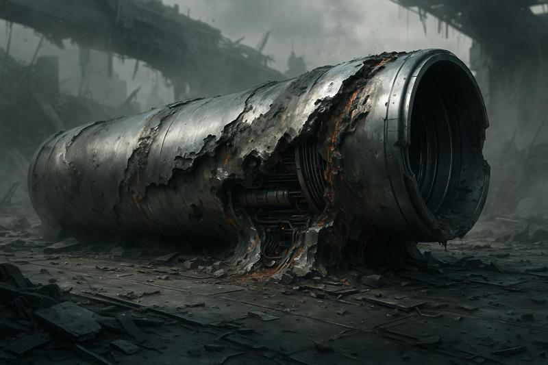 Pipe01 Partially Burned Pipe LowPoly LOD
