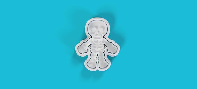 Skeleton Full Body Cookie Cutter