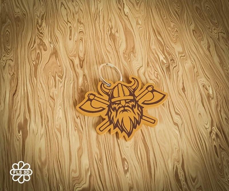 Viking Warrior Keychain