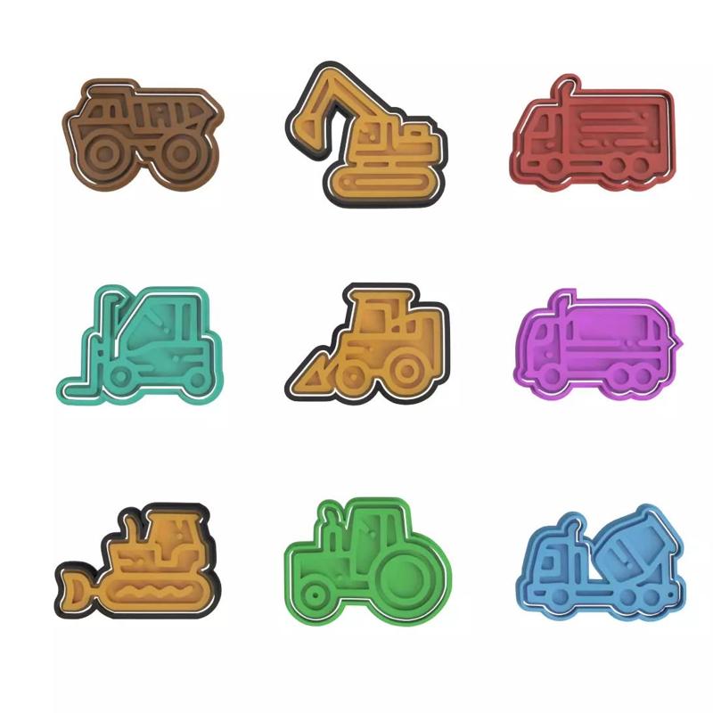 CONSTRUCTION VEHICLES CUTTERS - Can be used commercially