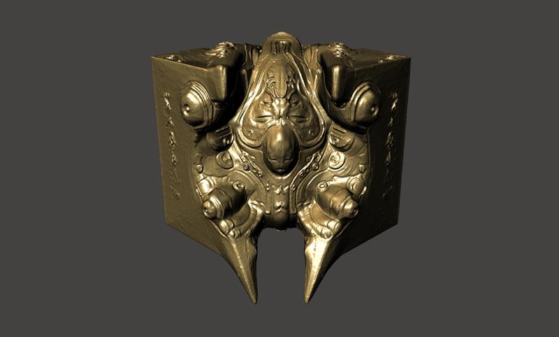 DOOM 3 SOULCUBE  - LIFESIZE PROP - ULTRA DETAILED MESH Hi-Poly STL for 3D printing