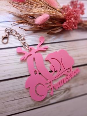 Francesca motorcycle key ring