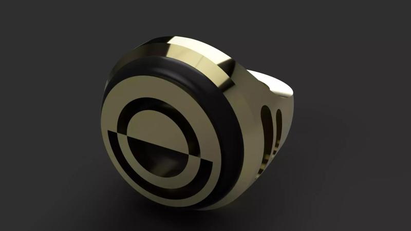 Crimson Dawn Key Ring