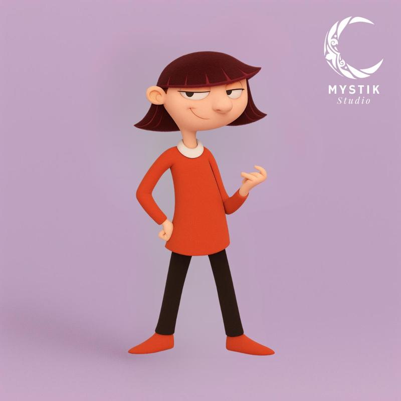 Rhonda Wellington Lloyd – Cartoon 3D figure from Hey Arnold