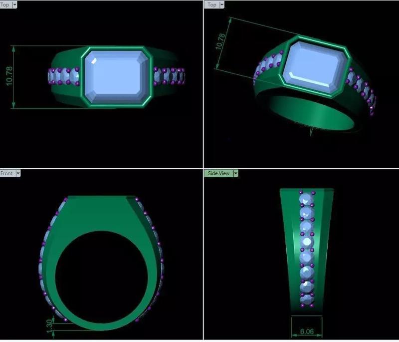 Custom Ring For Wedding