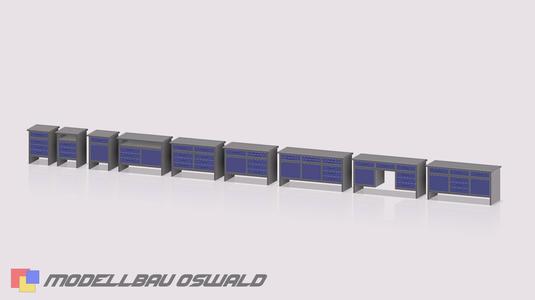 1:18 Moss - Workbench SYU set of 9