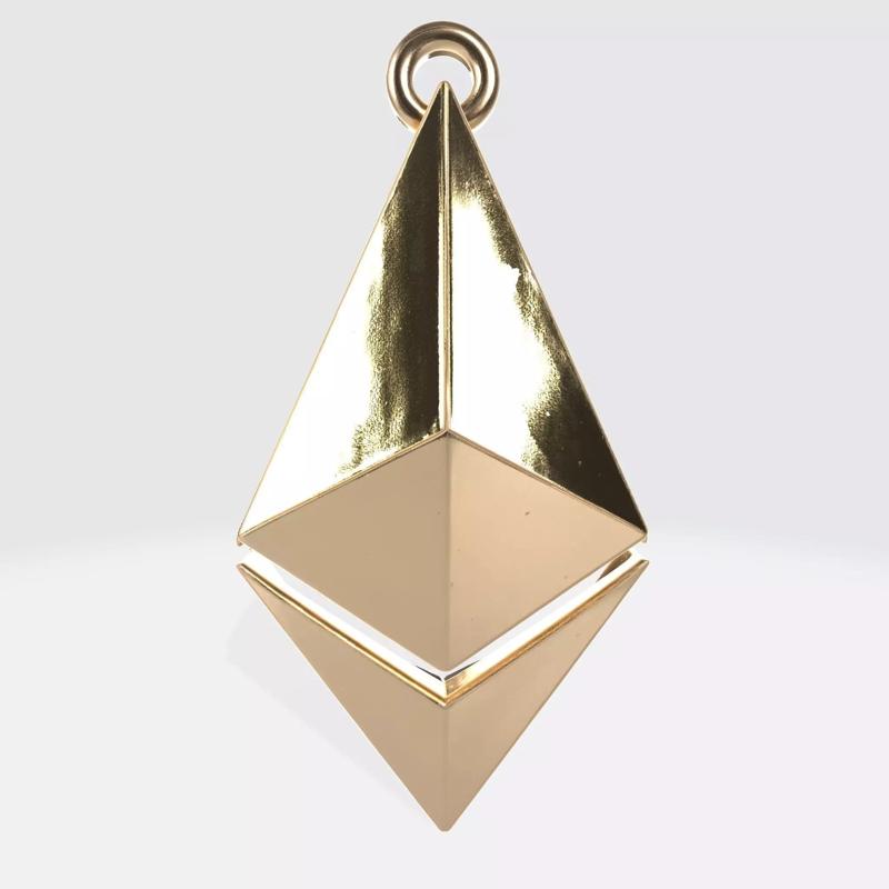 ETH Crypto Pendant Keychain 3