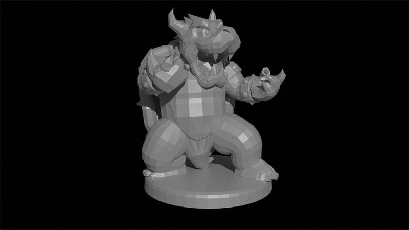 (SSBM) Bowser Trophy (Classic)