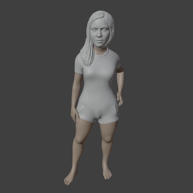 Women Posing 3D Model