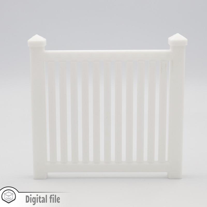 1:12 miniature High fence 3 modular print